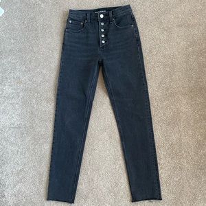 Denin Forum from Aritzia black jeans. Size 24.         NEVER WORN